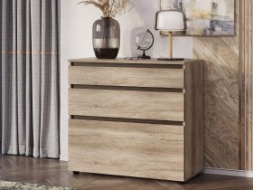 Комод КМ-01 Энигма (венге/дуб каньон) в Чернаково - chernakovo.mebel-nsk.ru | фото