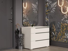 Комод с 3 ящиками Айри КМ-001 (кашемир) в Чернаково - chernakovo.mebel-nsk.ru | фото