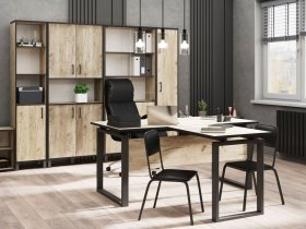 Комплект Гермес лофт (дуб крафт серый) в Чернаково - chernakovo.mebel-nsk.ru | фото