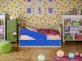 Кровать детская Бабочки 2,0 м в Чернаково - chernakovo.mebel-nsk.ru | фото