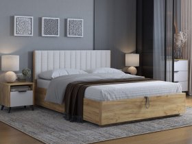 Кровать двуспальная 1,6м Юлия в Чернаково - chernakovo.mebel-nsk.ru | фото