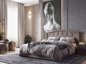 Кровать двуспальная 1,8м Верона-2 в Чернаково - chernakovo.mebel-nsk.ru | фото