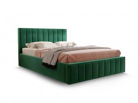 Кровать мягкая 1,6 Вена стандарт, вар.1 в Чернаково - chernakovo.mebel-nsk.ru | фото