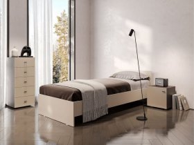 Кровать односпальная 0,9м Гиза в Чернаково - chernakovo.mebel-nsk.ru | фото