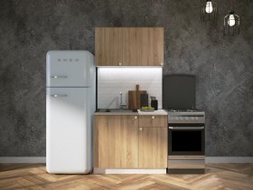 Кухонный гарнитур Ронда 1,0 м в Чернаково - chernakovo.mebel-nsk.ru | фото