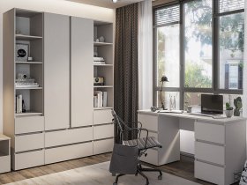Модульная детская Люмо (кашемир) в Чернаково - chernakovo.mebel-nsk.ru | фото