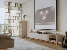 Модульная гостиная Одетта (дуб эндгрей/меланж) в Чернаково - chernakovo.mebel-nsk.ru | фото