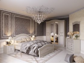 Модульная спальня Николь (Мебельград) в Чернаково - chernakovo.mebel-nsk.ru | фото