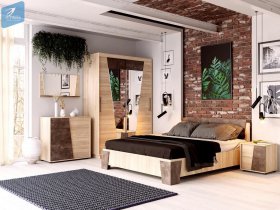 Модульная спальня Санремо в Чернаково - chernakovo.mebel-nsk.ru | фото