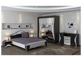 Модульная спальня Верона (Линаура) в Чернаково - chernakovo.mebel-nsk.ru | фото