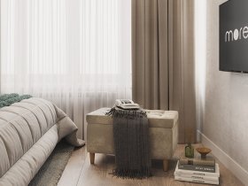 Пуф Чарли-2 (капучино) в Чернаково - chernakovo.mebel-nsk.ru | фото