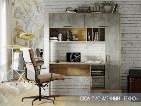 Стол письменный  Техно в Чернаково - chernakovo.mebel-nsk.ru | фото
