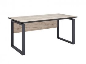 Стол руководителя Ст075.0 Гермес лофт (дуб крафт серый) в Чернаково - chernakovo.mebel-nsk.ru | фото